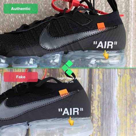 nike off white vapormax black fake vs real|sneaker news off white vapormax.